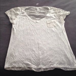 ❤️4 for $20❤️💰 💰💰💰💰White Lace Tee
